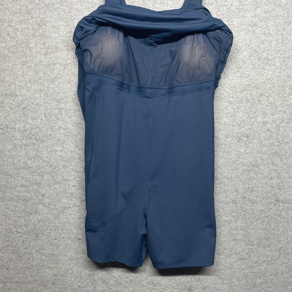 Old Navy Womens XL Active Powersoft Dress Built-in Bra/Shorts Square Neck Blue - Picture 5 of 8